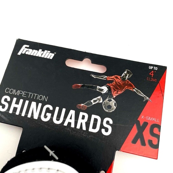 Shinguards X-Small Up To 4’ Franklin Sports Soccer Competition games children - Picture 3 of 8